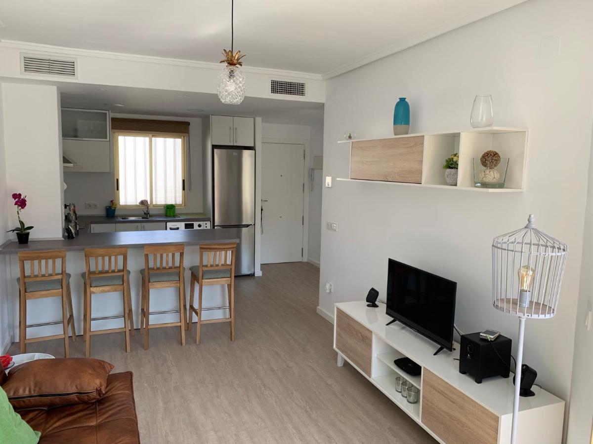 Apartamento Frente Al Mar, Recien Renovado, 1 Hab 1 Bano El Campello Bagian luar foto